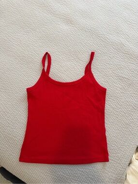 Red Women's Tank Top - Classic Spaghetti Strap